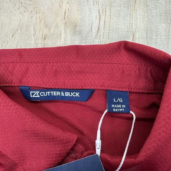 NEW Nebraska Huskers Cutter & Buck WOMENS Prospect Polo Shirt Scarlet LG - Picture 7 of 11